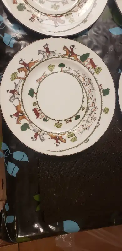 Coalport Hunting Scene Dinner Plate, View more