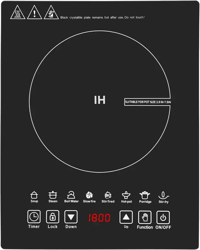 Portable induction Cooktop, 1800W, 9 Power Levels in Stoves, Ovens & Ranges in Longueuil / South Shore - Image 2