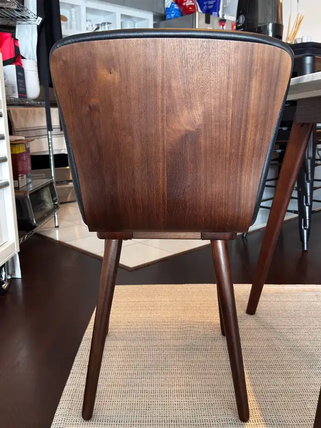 Sede Leather Dining Chairs - Walnut and Black in Chairs & Recliners in City of Toronto - Image 6