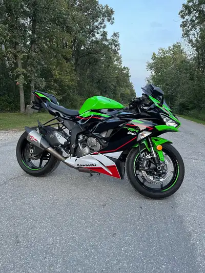 I have a 2021 ZX6R ABS in mint condition with only 6316 kms. Bike has never been dropped or raced. C...