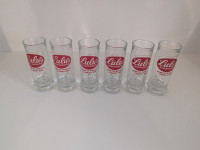 Set of 6 Vintage Lulu's Roadhouse Shot Glasses