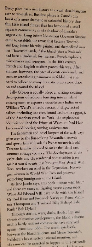 More than an island: A history of the Toronto island - first ed. in Non-fiction in Barrie - Image 2