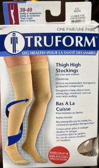 Truform Thigh High Stockings (30-40 mmHg) Kitchener / Waterloo Kitchener Area Preview