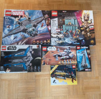 Lego Lot of Marvel, Star Wars and GWP Sets