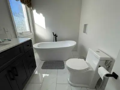 Home renovation - basement bathroom & kitchen, View more