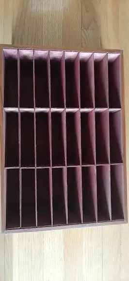 Two Wooden CD holders. Dark light both $8.00, View more