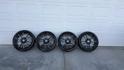 Looking to sell my set of OEM 20” BMW M-Sport Wheels + Tires. They came off a BMW 3-Series but will...