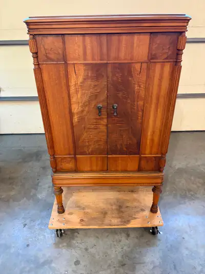 Antique Radio Cabinet, View more