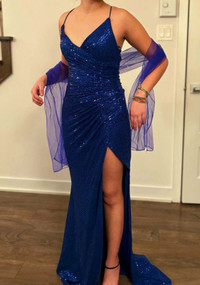Robe de bal/ Prom dress Bleu marin
