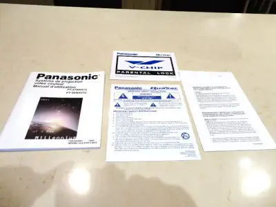 Owners Manual for Panasonic PT-47WX51C /PT-56WX51C Projection TV, View more