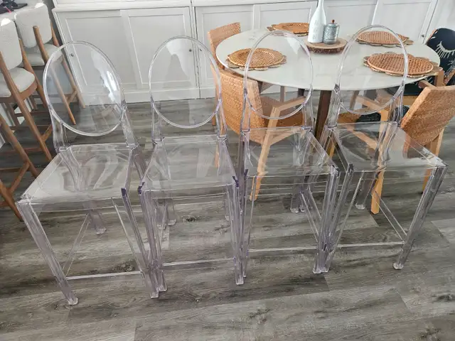Acrylic counter stools in Chairs & Recliners in Edmonton - Image 3