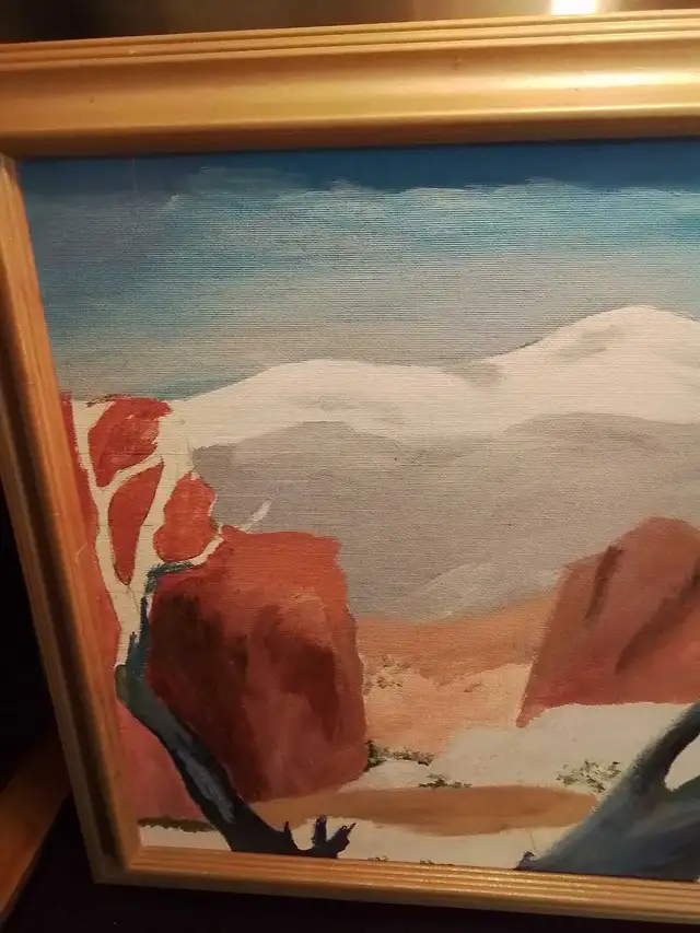 Framed Landscape Oil Painting in Arts & Collectibles in City of Toronto - Image 5