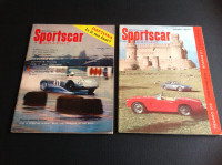 Vintage 1959 Sportscar Graphic Magazines Lot of 2