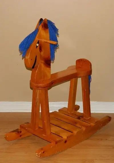 Rocking horse blue mane and tail $48 Fisher Price - TMX Elmo Extra Special Edition $46 Toy Story buz...