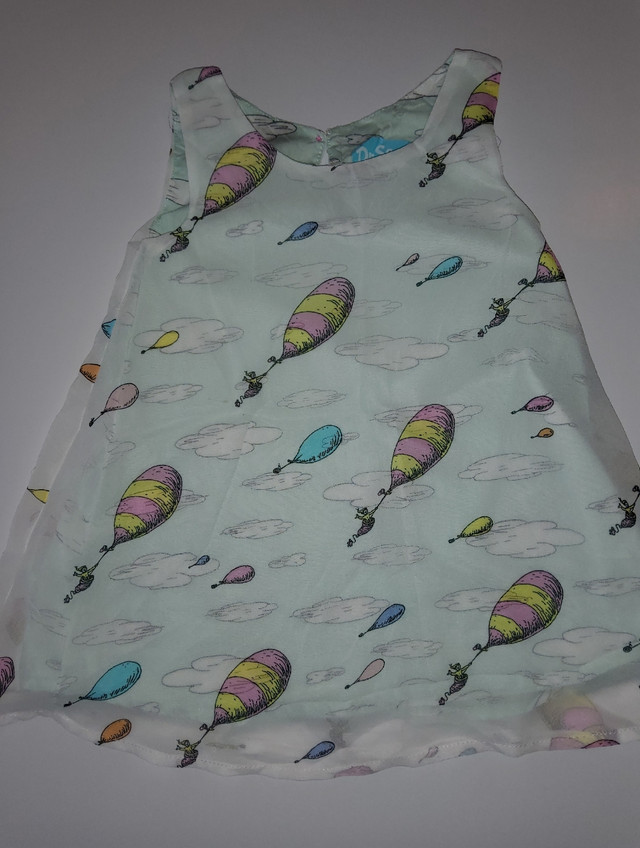 Dr Seuss Sweet Baby Girl Dress with Lining, Size 12 Months in Clothing - 9-12 Months in Truro - Image 4