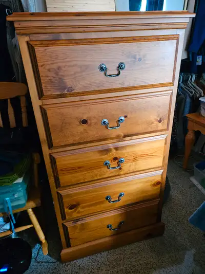 Wooden Tallboy Dresser for Sale, View more