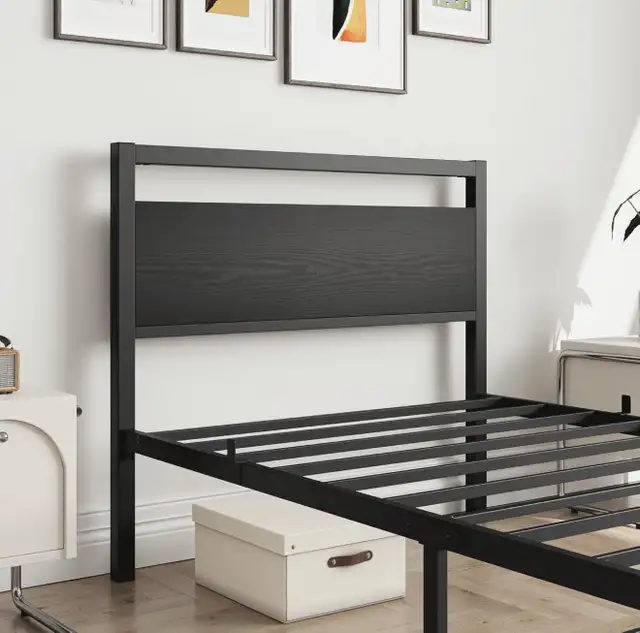 Twin Platform Bed Frame  in Beds & Mattresses in Kitchener / Waterloo - Image 5