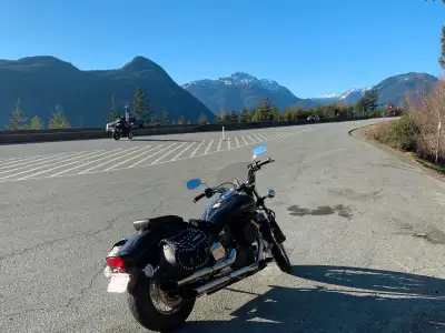 Engine size 1100cc. Low mileage, cobra exhaust pipes, windshield, new front tire and brakes were rep...