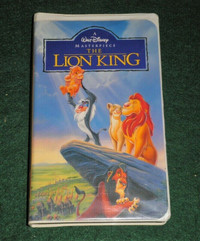 Lion King VHS tape