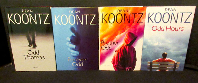 Dean Koontz ODD THOMAS 1-4 Book Club Edition Hardcovers "As New" in Fiction in Stratford