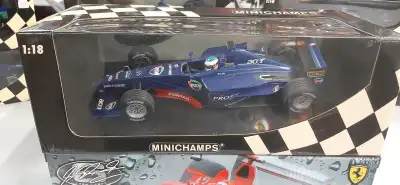 Diecast Prost AP04 - Acer 2001 Minichamps 1/18 Collection Autos de collection miniatures, Voitures m...