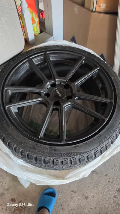 Distress sale...Sailun Ice blazers usesd sparingly for only 2 winters. On Fast Alloy Rims with Unive...