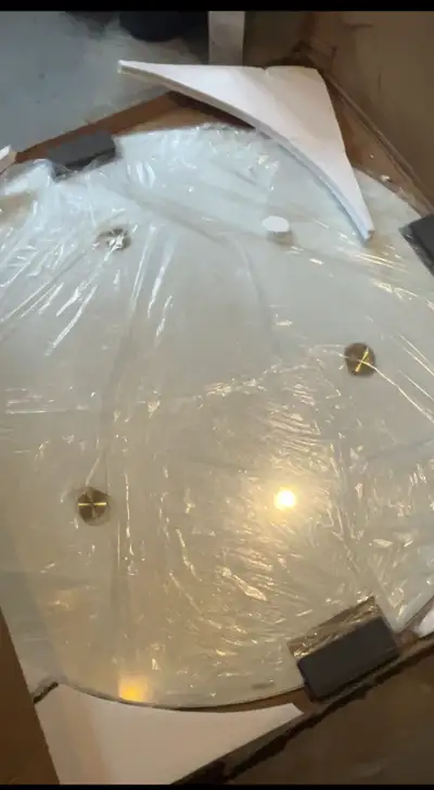 Glass dinning table top 48” round , View more