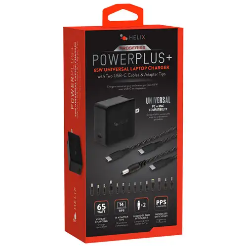 Helix 65W Universal USB-C laptop charger. NEW IN BOX in Laptop Accessories in Abbotsford - Image 3