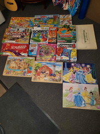 Board game's, Wooden Puzzles, awesome coloring kit $10 each