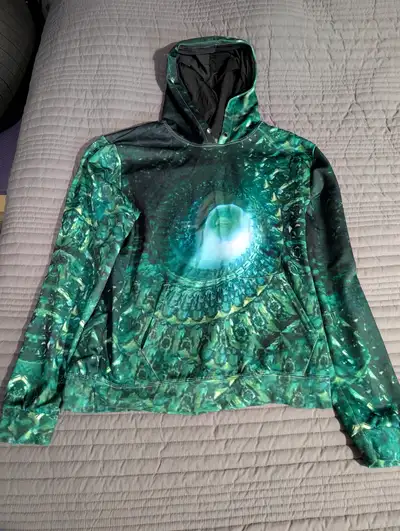 Abstract Green Hoodie - Mens, View more