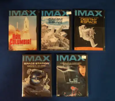 This lot includes Hail Columbia!, Dream is Alive, Destiny in Space, Space Station, and L5 First City...