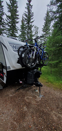 Arvika 4 bike rack for RV's and trailers for sale
