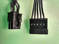 Câble plat 5 pos. noir - espacement de 0.100'' avec connecteurs