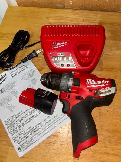 2504-20 M12 1/2 Fuel Brushless Hammer Drill Driver Kit. $130, View more