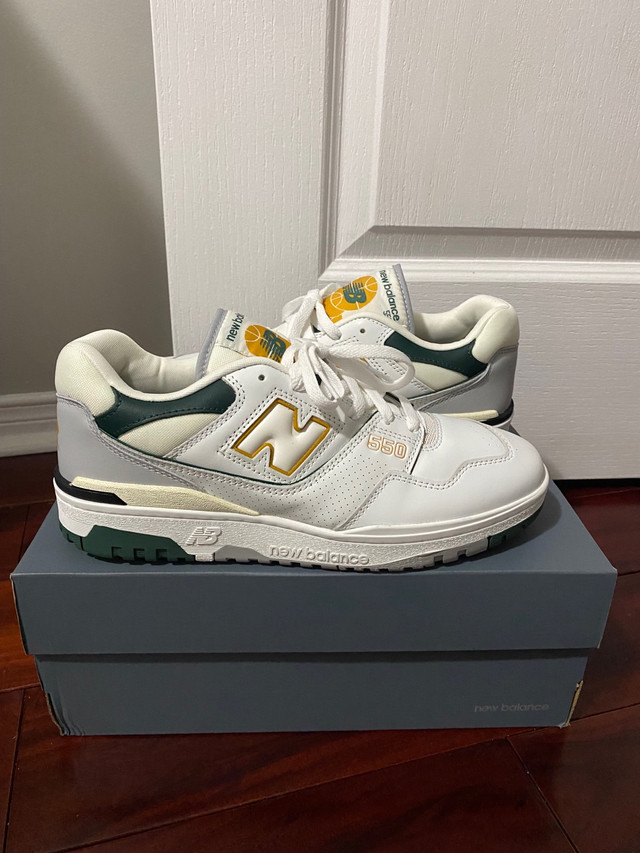 New Balance 550 White NightWatch Green in Men's Shoes in City of Toronto
