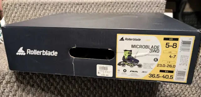 NEW-ROLLERBLADE Kids Microblade Inline Skates in Skates & Blades in Windsor Region - Image 6
