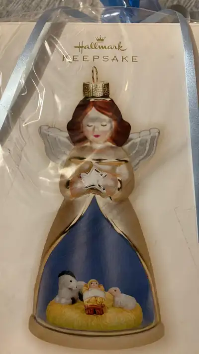 2009 Hallmark Blessed by Heaven Angel Glass Keepsake Ornament, View more