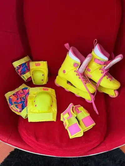 Barbie Special Edition Impala Skates and Pads - adult Size 10, View more