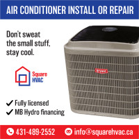 Air conditioner new install or maintenance/repair