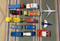 Corgi and Dinky, Matchbox toy cars and trucks