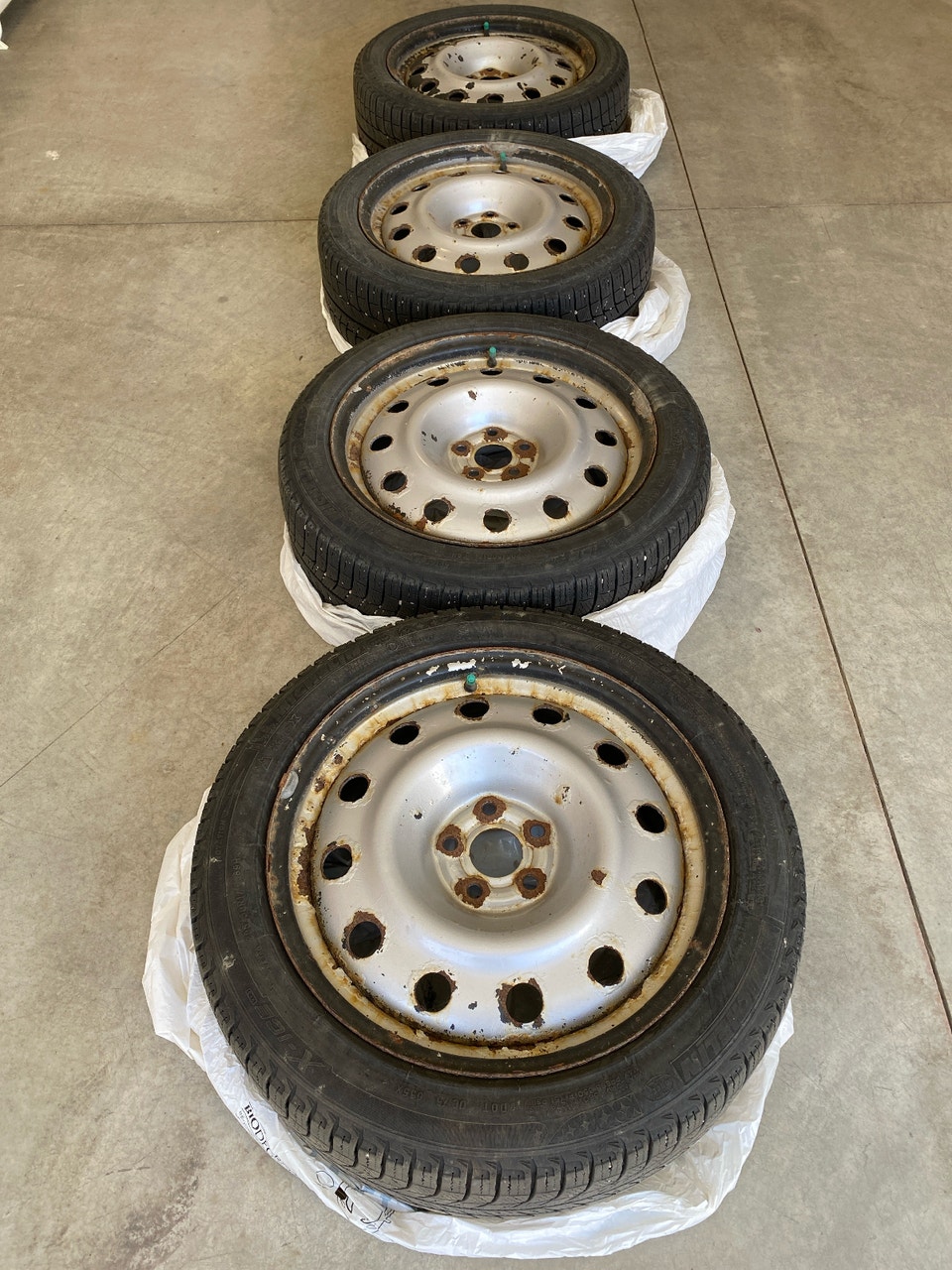Michelin X-Ice Winter Tires on 17