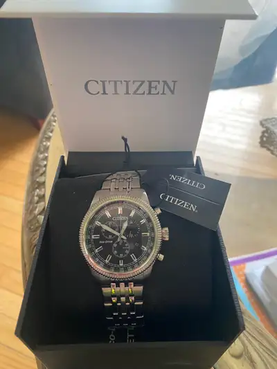 Citizen eco-drive watch, powered by light or the sun. New watch Price drop $225.00