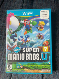 New Super Mario Bros Wii U CIB 
