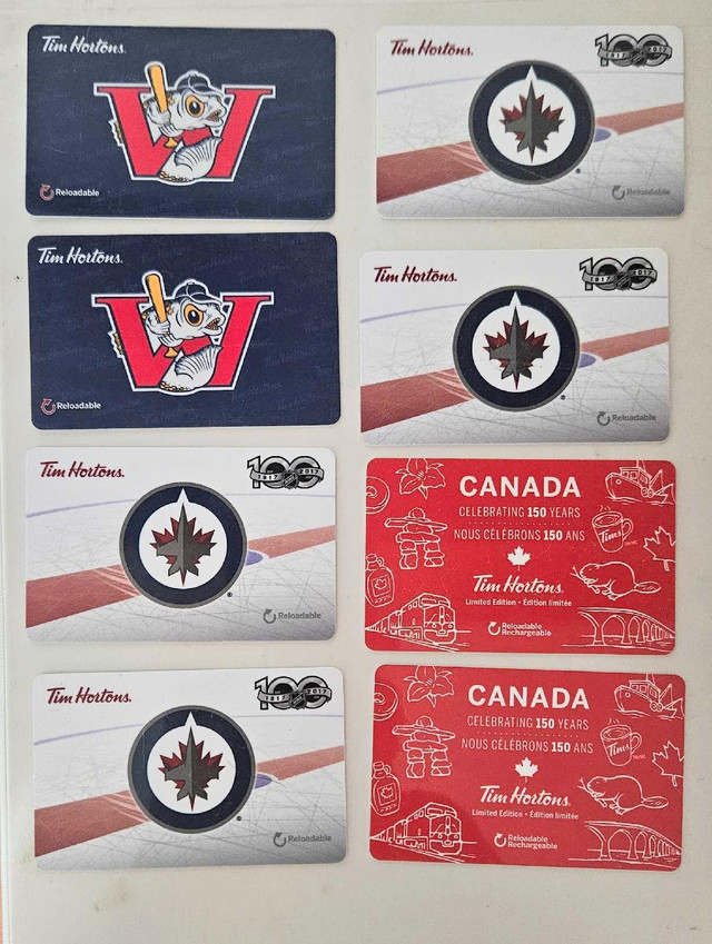 Tim Horton's Gift Cards in Arts & Collectibles in Winnipeg