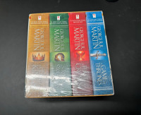 Game of thrones books 1-4 box set, brand New and Sealed!