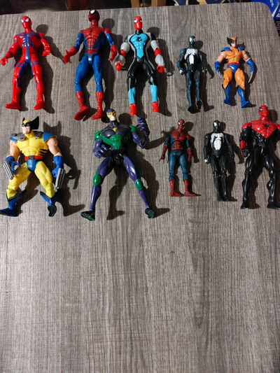 Old lot of marvel toys