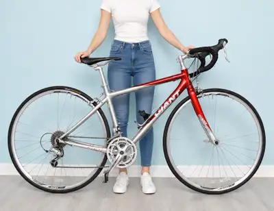 Giant aluminum 21 speeds road bike bicycle, X-small frame, View more