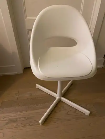 Ikea Child's desk chair, white // LOBERGET / SIBBEN, View more