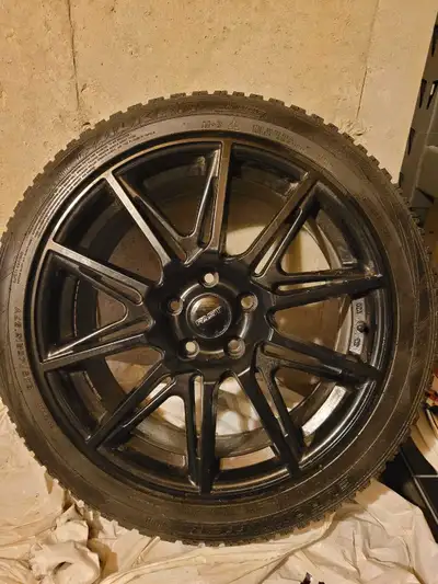 Winter Tires with less than 5000 km. Practicaly New. Traded in my Subaru WRX STI so no use for them...