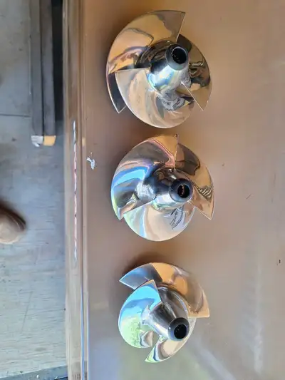 3 solas supra impellers, not sure what they fit. $120 each. Part numbers are in pictures.